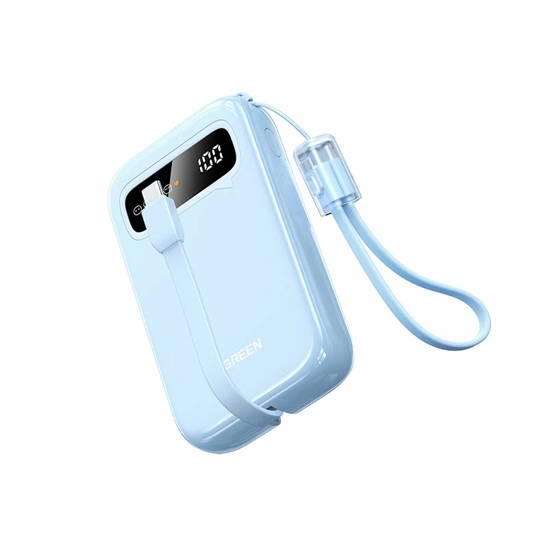 恒行6自带线双向快充移动电源 20000mAh