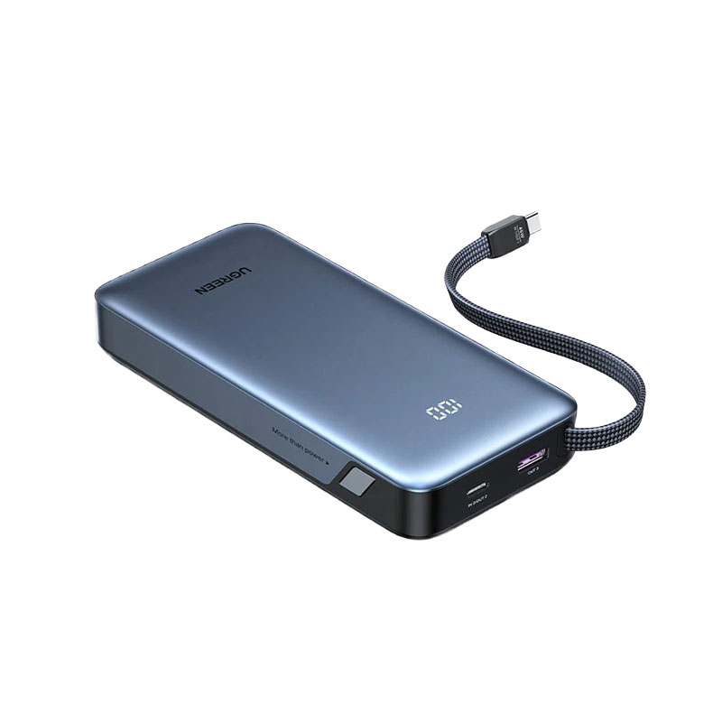 恒行6超能块30W自带线快充移动电源 20000mAh