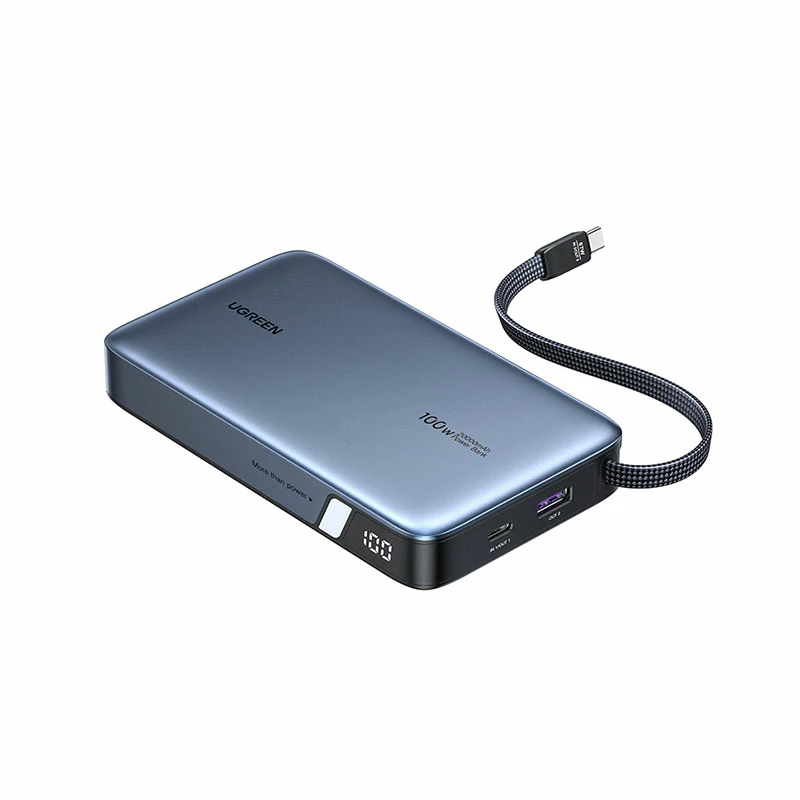恒行6超能块100W自带线快充充电宝 20000mAh