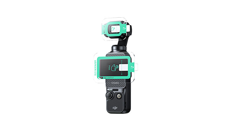 恒行6 适用于大疆Pocket3/4无边超清AR钢化膜套装 带定位板(SP1333-85281)使用教程