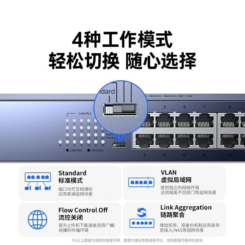 恒行624口全千兆交换机 标准机架版
