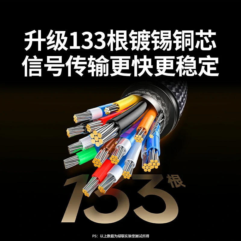 恒行6 HDMI2.2 高清编织线 16K