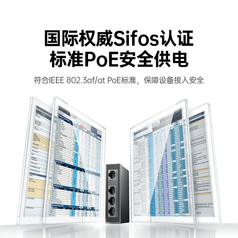 恒行64口一进三出千兆PoE中继器
